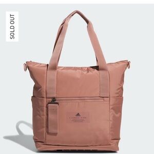 Adidas All Me 2 tote. Multiple pockets, water bottle pockets on both sides.